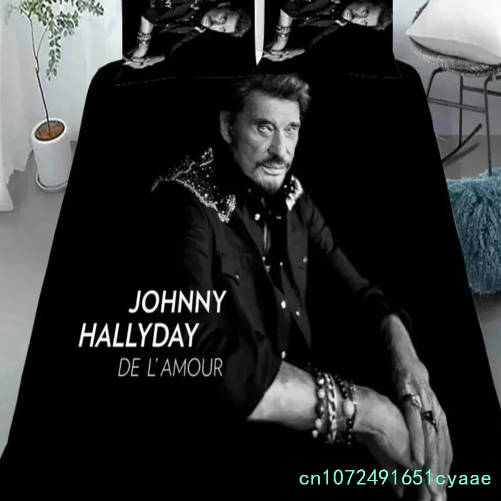 Johnny Hallyday Bedding Set For Bedroom Soft Modern Bedspreads Comefortable Kids Duvet Cover Quilt Cover And Pillowcase