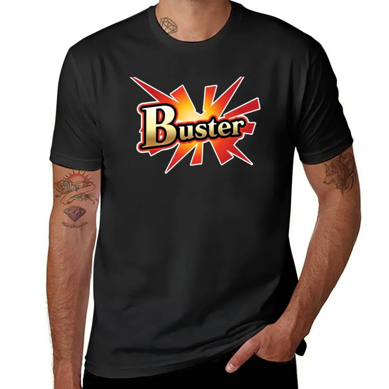 FGO Buster Card T-Shirt tops sweat t shirt men