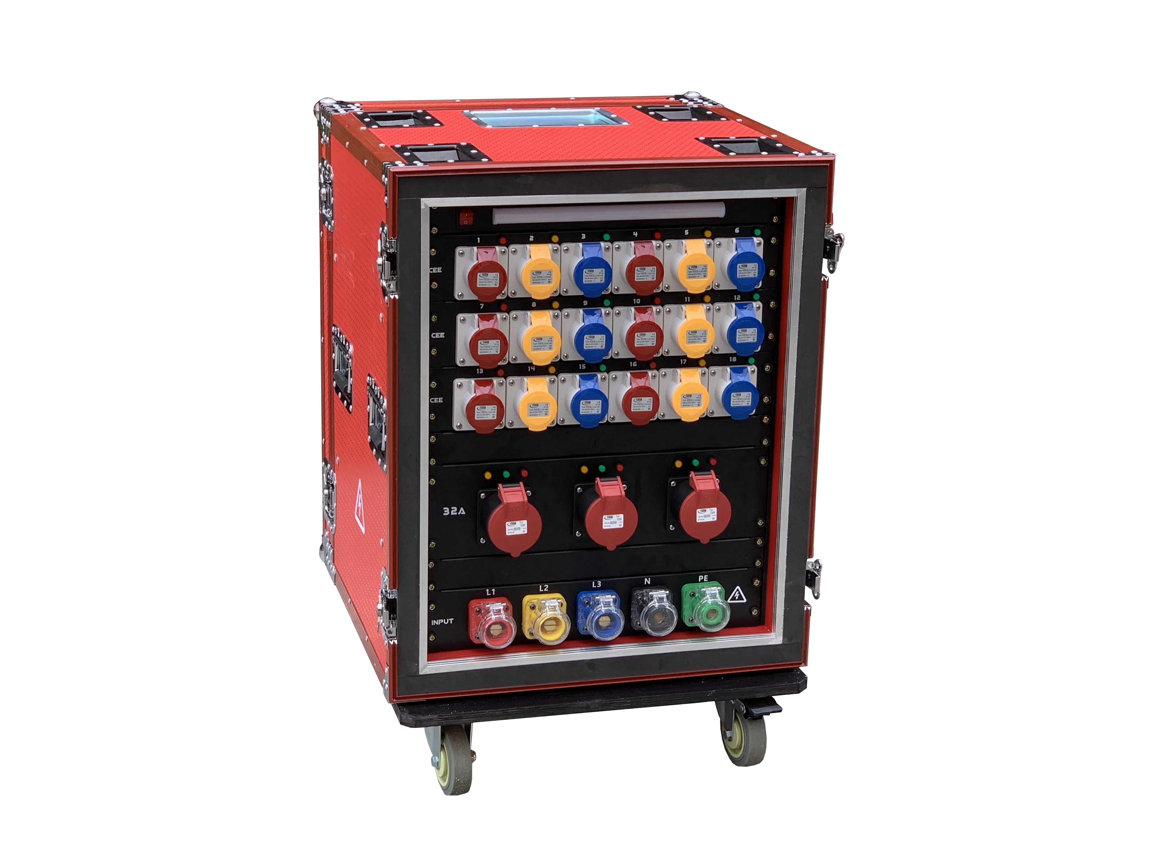 

Professional Audio-Stage Power Equipment 36 Channel 400A CEE Power Rack Power Distribution Box
