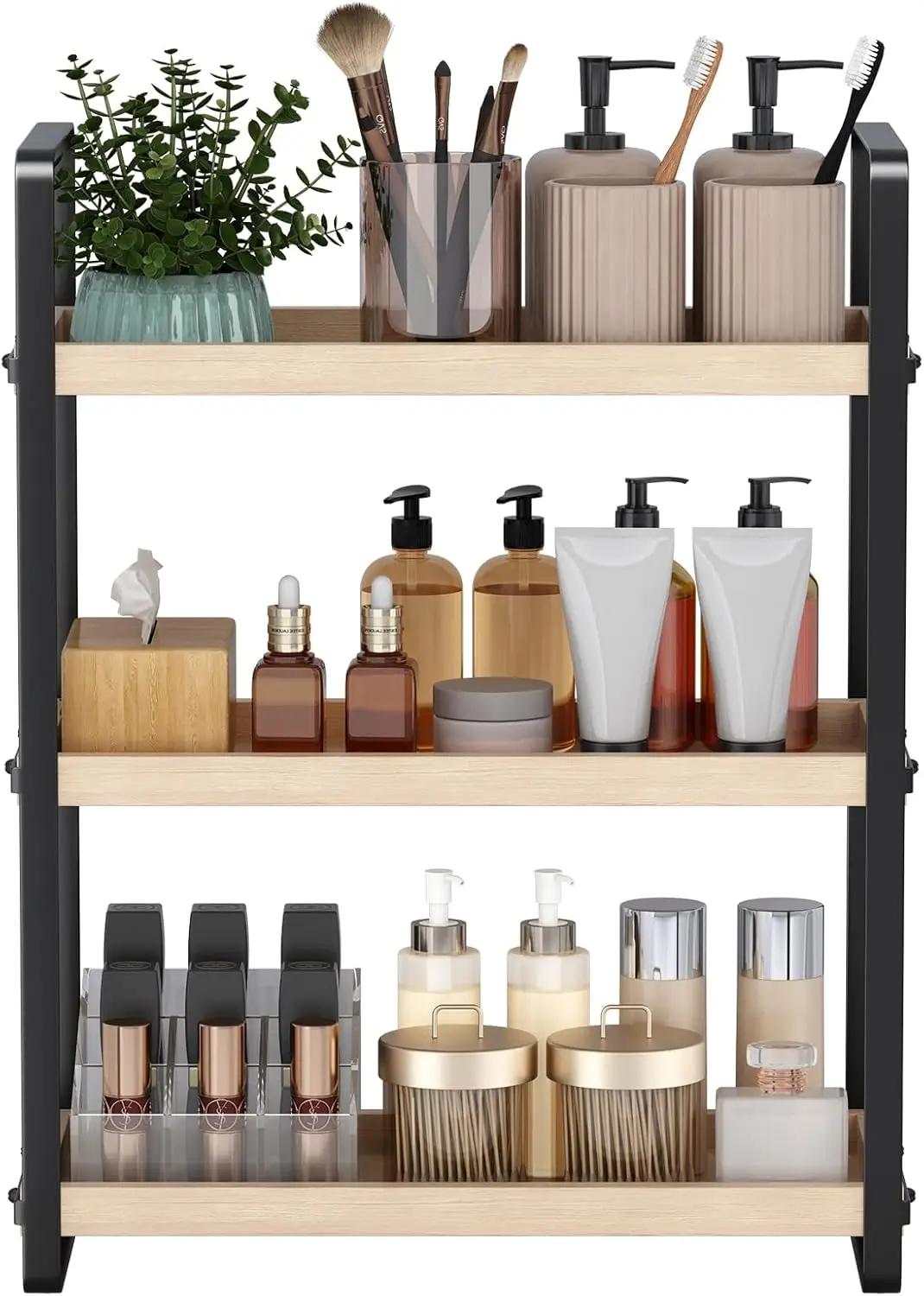 

Органайзер для ванной комнаты, Органайзер для столешницы в ванной, Полка для столешницы, Хранение на столешнице