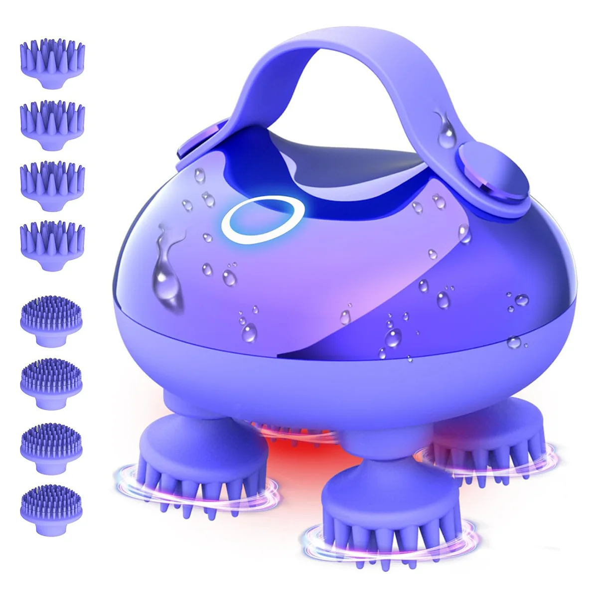 

ABME Electric Scalp Massager,Portable Scalp Massager Hair Growth,Waterproof Massager Scalp,Handheld Scratcher Massager
