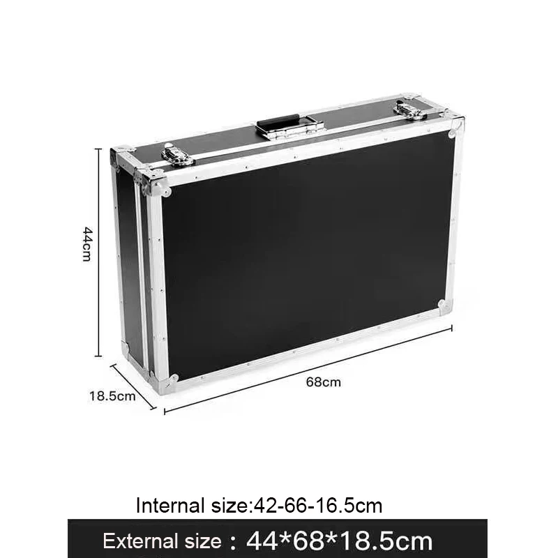 Aviação de Liga de Alumínio para o Computador Desktop Carregando Chassi Exibição do Anfitrião Equipamento de Caixa de Proteção do Cartão de Som Case de