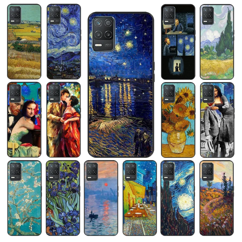 حافظة لهاتف فنسنت فان جوخ الليل لهاتف OPPO Realme 10 Pro Plus 9 8 7 6 Pro 6i GT 2 Pro X2 Pro C21Y C11 X3 SuperZoom GT Master #3