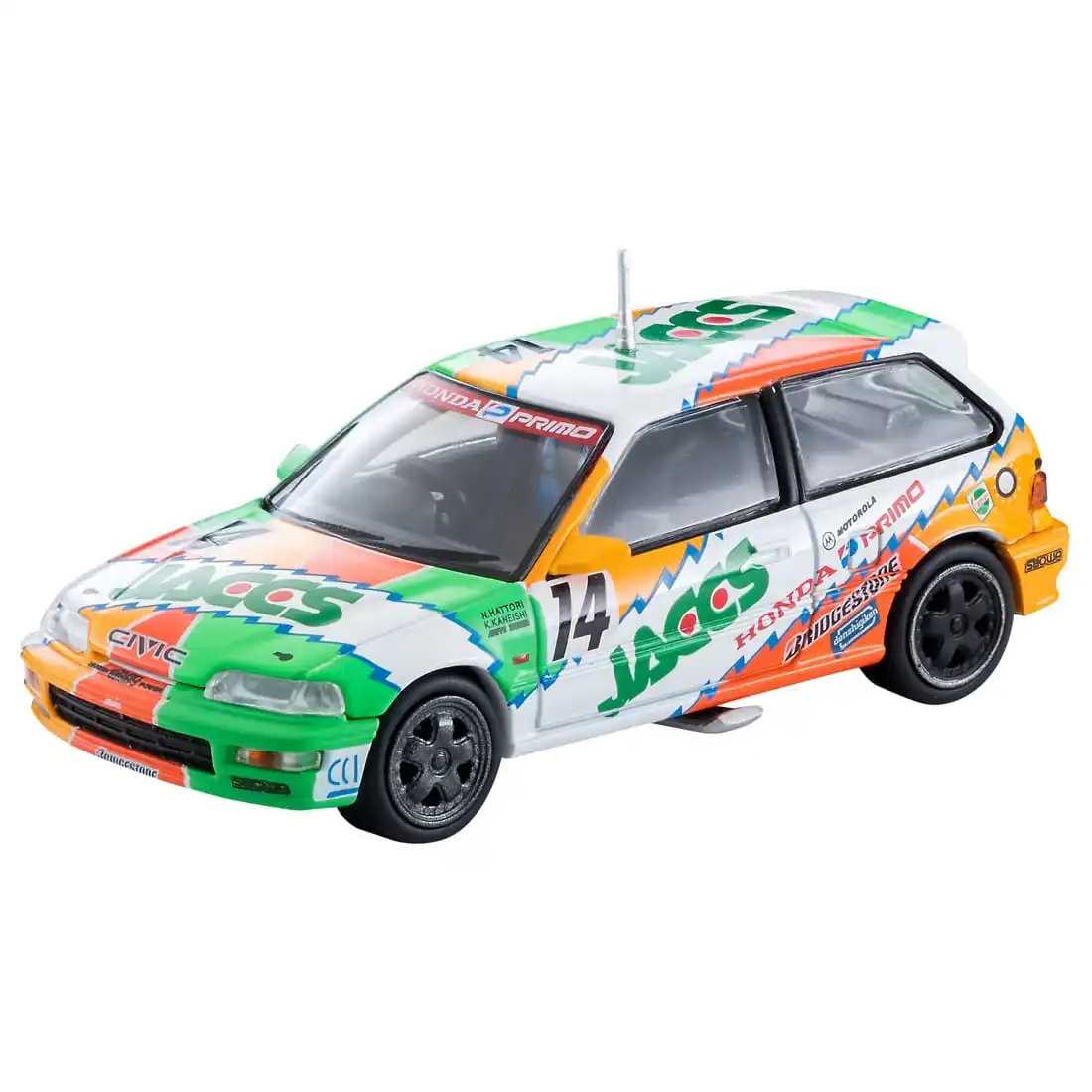 TAKARA TOMY TOMICA 1:64 TLV LV-N229b JACCS-CIVIC 92 alloy compression miniature model, adult decoration, boy toy, birthday gift