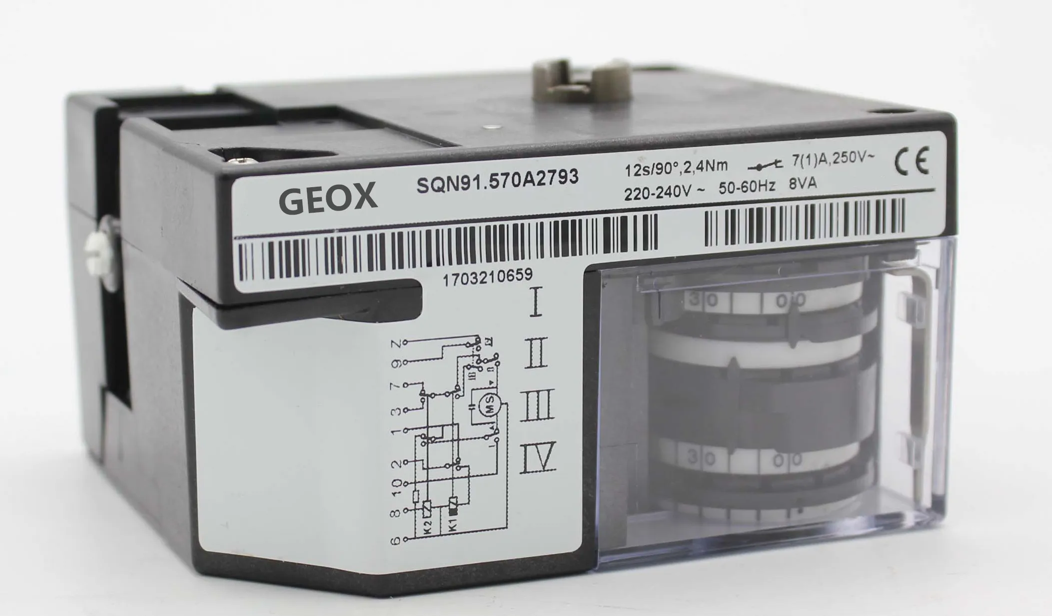 Servomotor SQN90.240B2793，SQN90.560A2793，SQN90.570A2793，SQN91.570A2793 Damper Actuator Servo Motor replace Siemens Servomotor