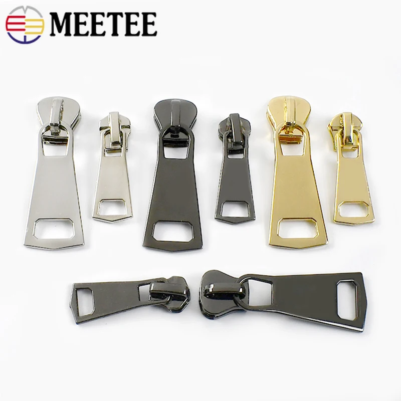 

5-20P 3#5#8# Zipper Puller for Metal Zip Tape Clothes Pocket Decor Zipper Slider Bag Backpack Zips Repair DIY Hardware Accessory