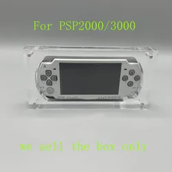 High Transparency Storage Magnetic Cover Acrylic Display box For PSP 2000/3000 Game Console Protector Cover Shell Box Stand