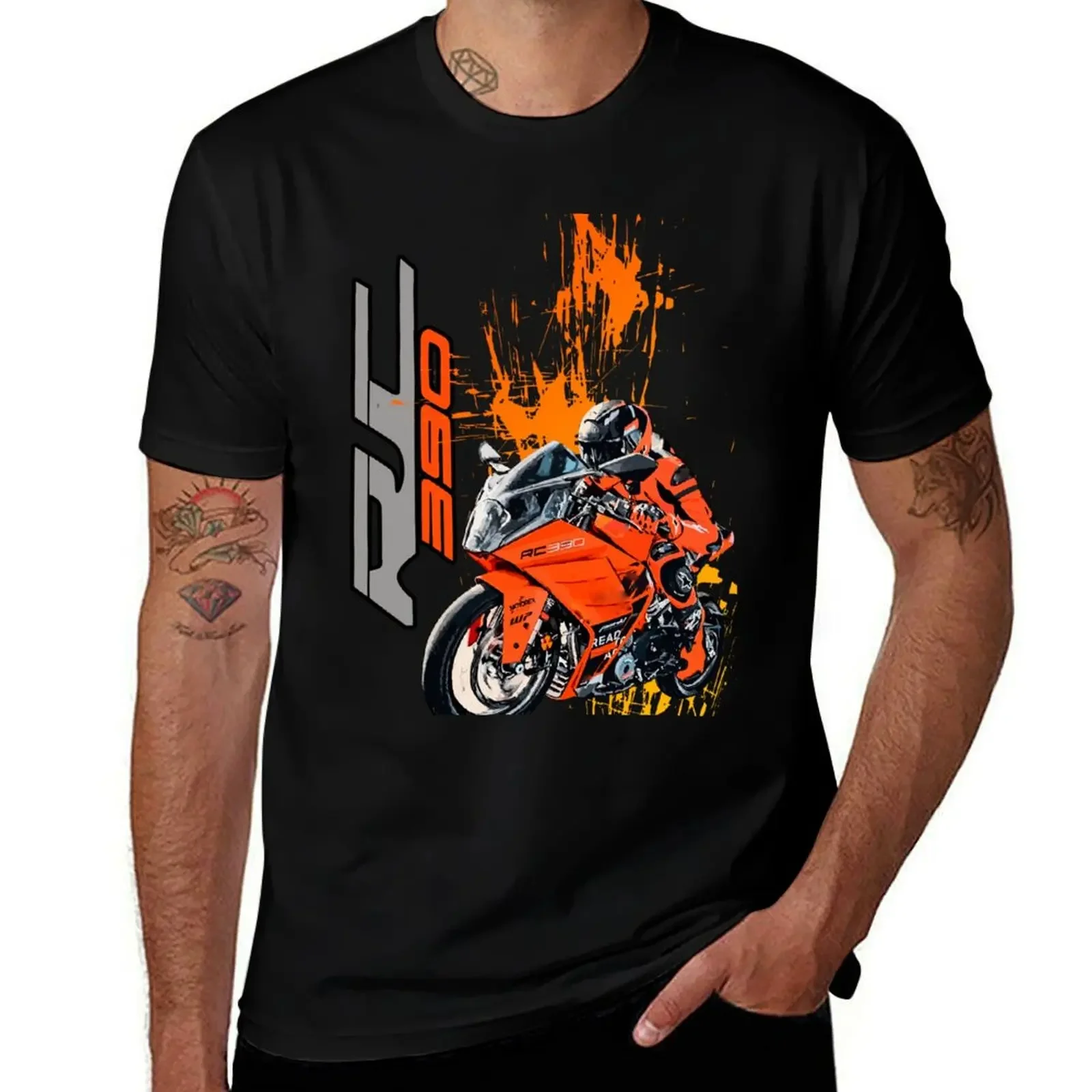 

RC 390 Rider T-Shirt man t shirt graphic t shirts oversizeds t shirt men 100℅ cotton