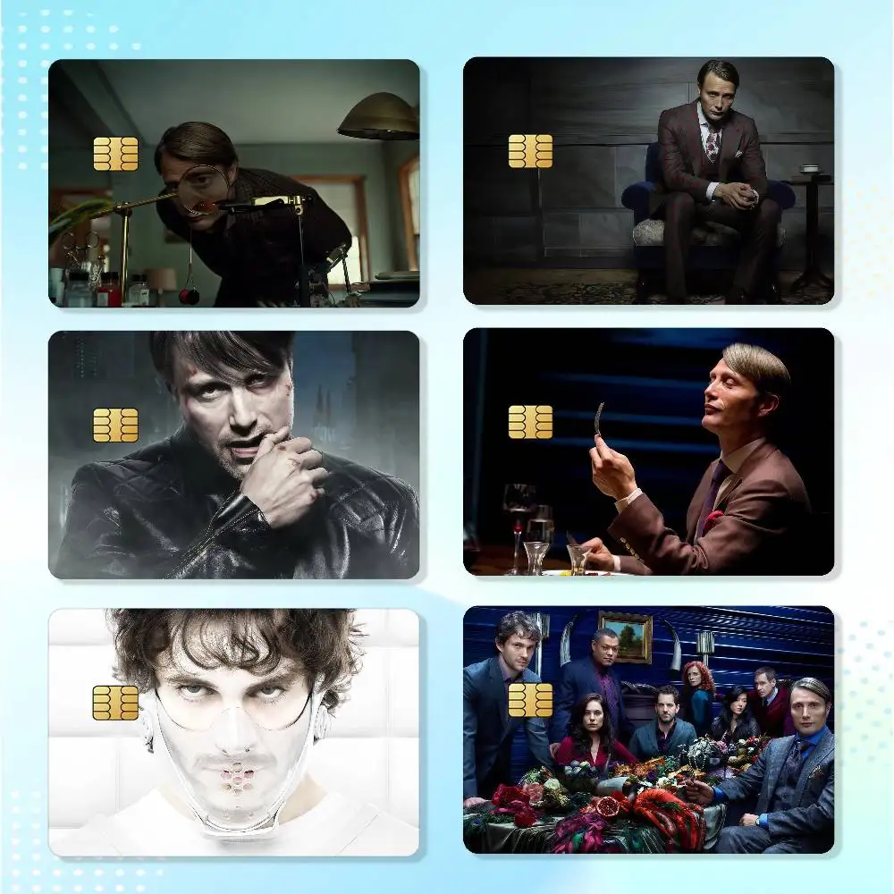 H-Hannibal Hot TV Waterproof Card Stickers For Credit Cards Debit Cards And Transit Cards 4pcs