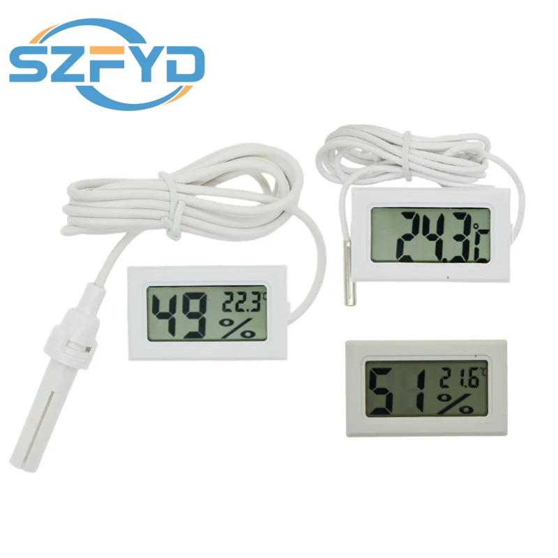 Termómetro higrómetro digital LCD para acuario y refrigerador - imagen 4