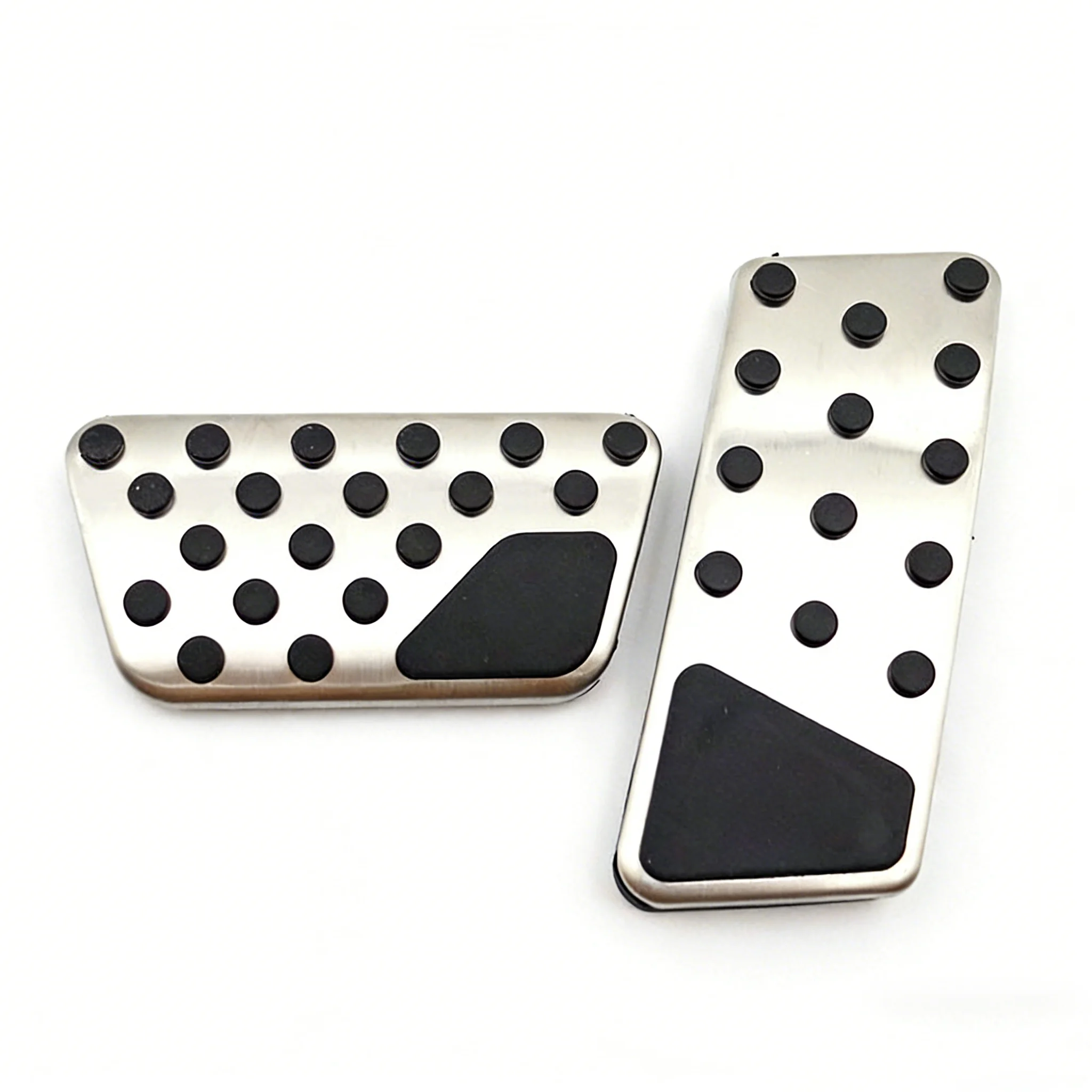 

Non-Slip Aluminum Alloy Foot Pedal Pads for Jeep Wrangler JK 2008-2017, Gas Brake Pedal Covers, Interior Performance Accessories