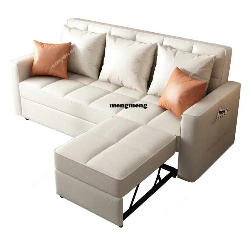 Sofa bed dual-purpose multi-functional foldable living room retractable small apartment technology cloth