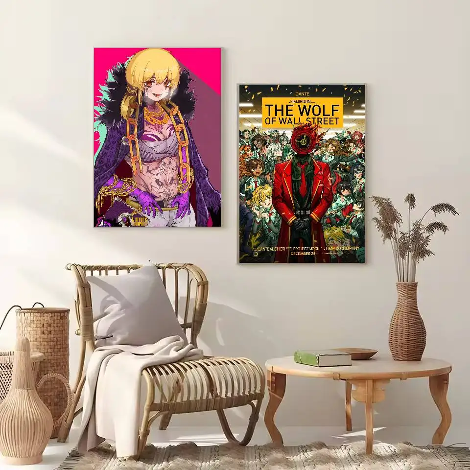 ملصق شركة فيديو جيم L-Limbus ملصق فني ذاتي اللصق مقاوم للماء ملصق ورق مقهى بار غرفة النوم ديكور جدران #5