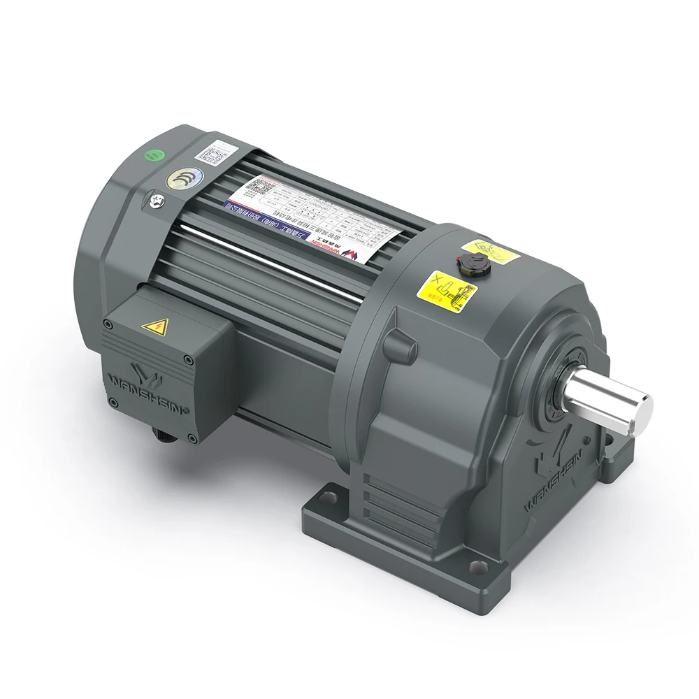 WANSHSIN GH Series Horizontal Installation Gear Motor Speed Reducer Manufacturer 3 Phase Asynchronous Electric AC Gear Motor