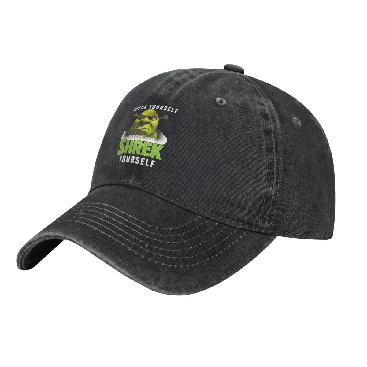 Check Yourself Before You Yourself Baseball Cap Men Hats Women Visor Protection Snapback Shreks Caps