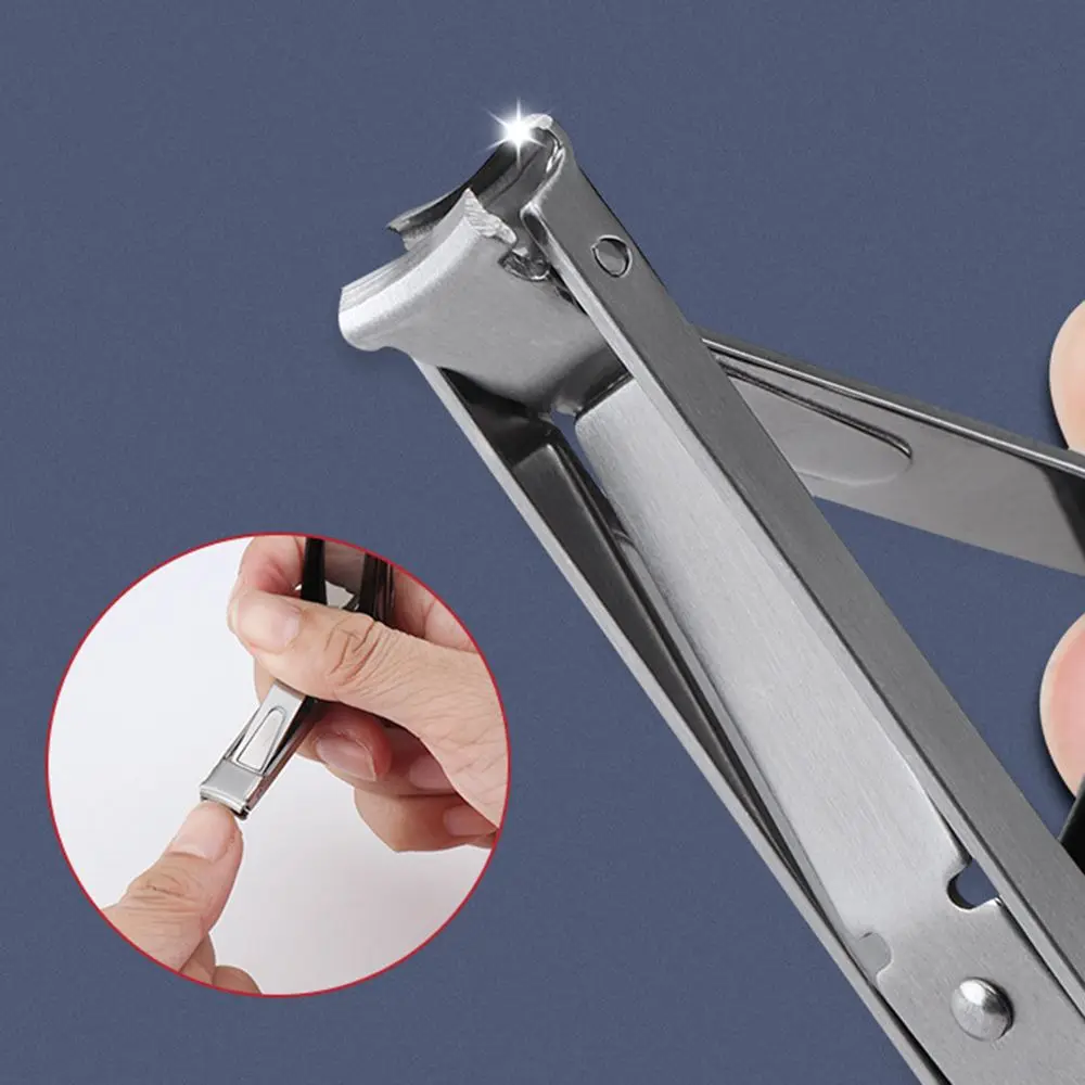 with Keychain Holder Home Nail file Manicure Pedicure Folding Nail Clippers Nail Trimming Tool Nail Scissor Toenail Tweezers