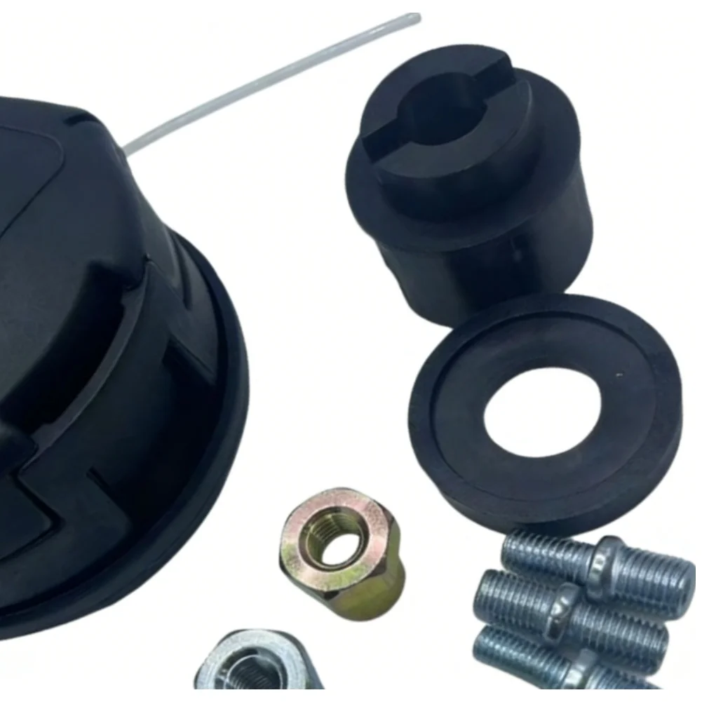 Bump Feed Kit Trimmer Head Bump Feed Compatible Easy Installation Plastic And Metal Parts DIY Replacement For SRM-230 Black