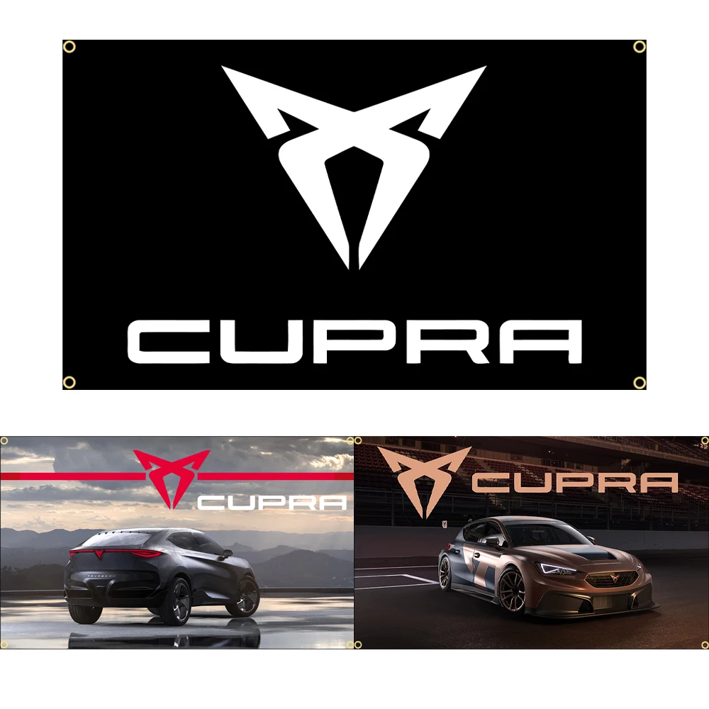 90X150CM 3x5Fts Cupras Racing Car Flag Polyester Printed Racing Car Banner For Decor