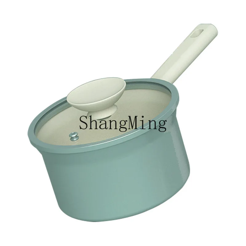 

Хит продаж CL: современная минималистичная керамическая антибактериальная кастрюля с антипригарным покрытием для молока и приготовления детского питания, кастрюля-сотейник.