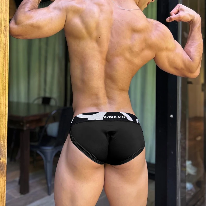 Modal Men's Low-Waisted Briefs V-Shaped Serpentine Belt High-Elasticity Sports Fitness Fashion Underwear