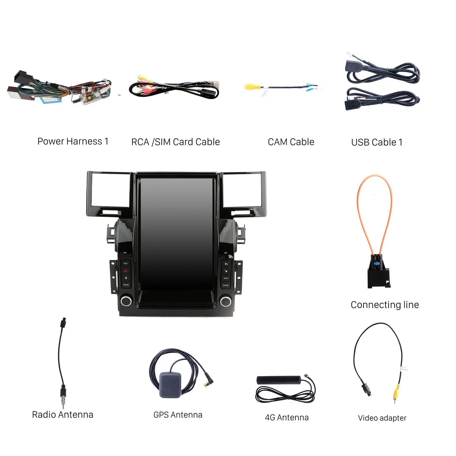 For Land Rover Range Sport L320 2005 2006 2007 2008 2009 Tesla Screen Car Radio 2Din Android 8G+256GB GPS Nav Carplay 5G Network - Image 2