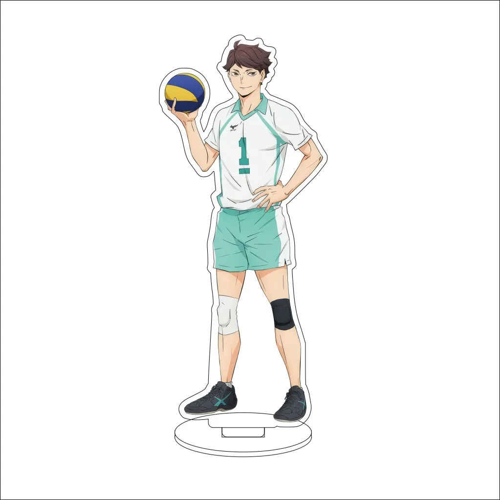 16CM Anime Haikyuu Hinata Shoyo Tsukishima Kei Nishinoya Yu Kozume Kenma Kageyama Tobio Cosplay Acryl-Figur Ständer Geschenke Dekorationen – Detail 5