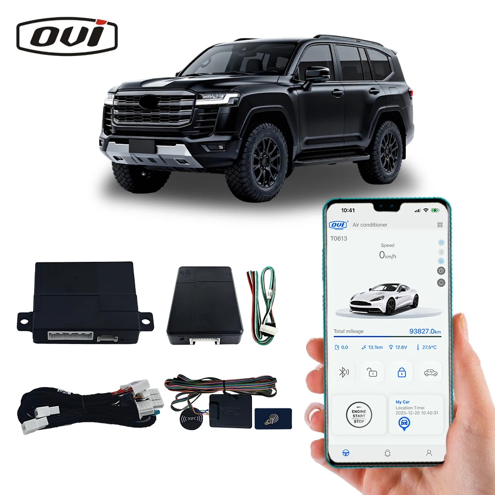 9900 Keyless Bypass Remote Start System Mobile App Car Control for Toy ota Land Cruiser J200 Manual Gear