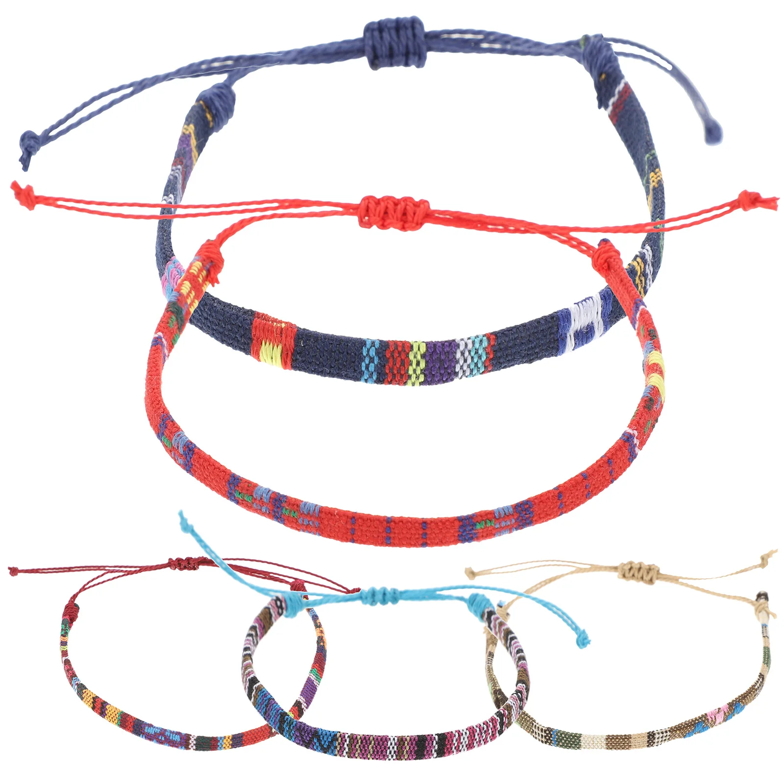 

Colorful Rope Wrist Evil Eye Braided Bracelet Lightweight Fashion Accessory Woven Anklet Jewelry Gifts Teen Girls