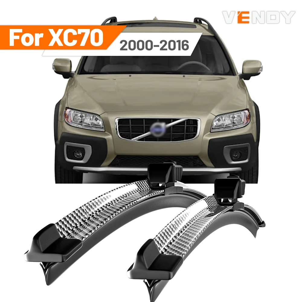 

For Volvo XC70 2000-2016 2001 2003 2004 2007 2008 2009 2010 2011 2012 2015 2pcs Front Windshield Wiper Blades Windscreen Wipers