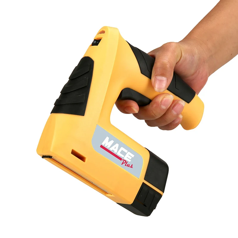 USB Battery Staple Gun Lithium Batteries Stapler Electric Wireless Constructio Staplers Guns Rechargeable Power Tools