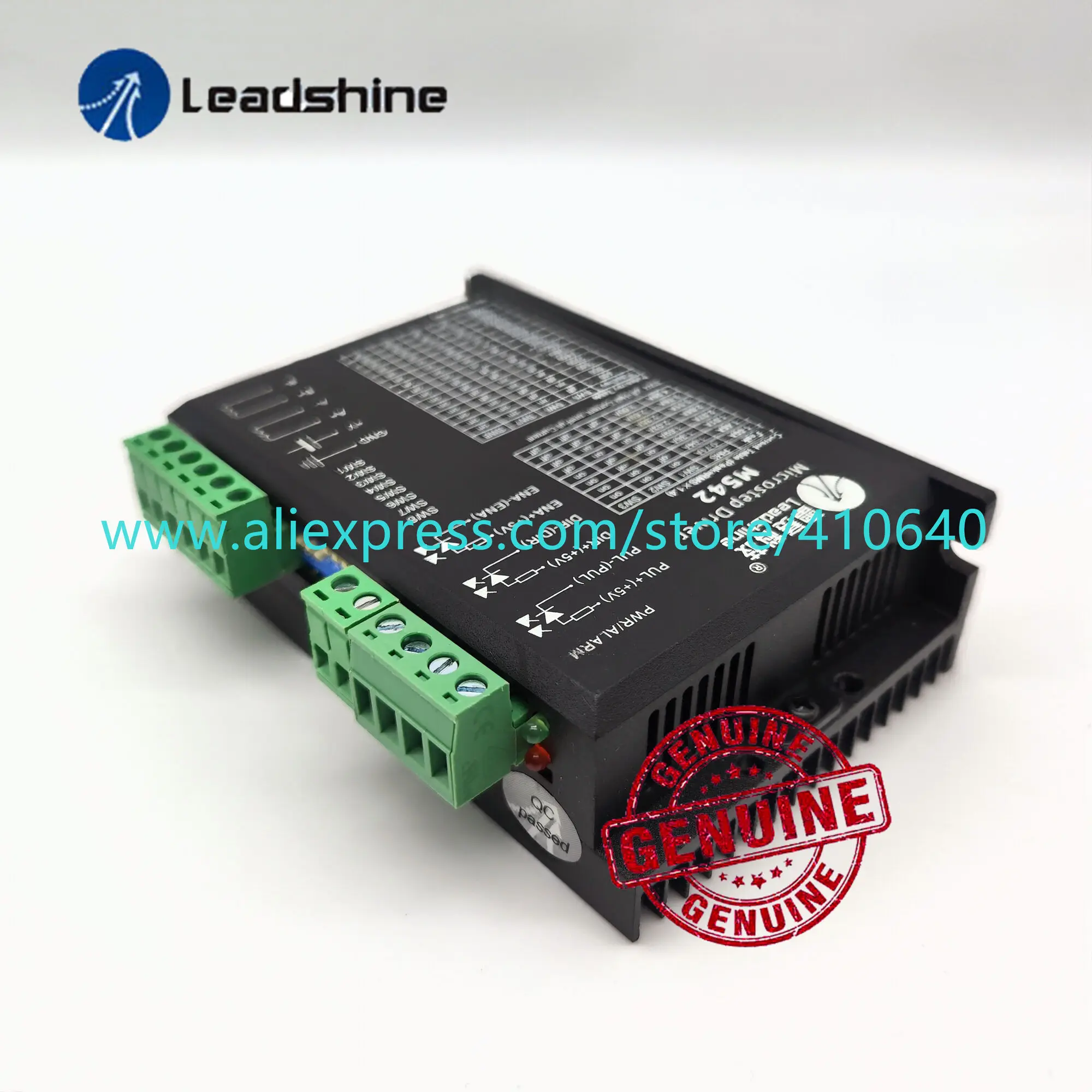 Leadshine M542 Pha Stepper Drive với 20-50VDC Điện Áp và 1.0-4.2A Hiện Tại; Tinh Khiết Sin Kiểm Soát Hiện Nay