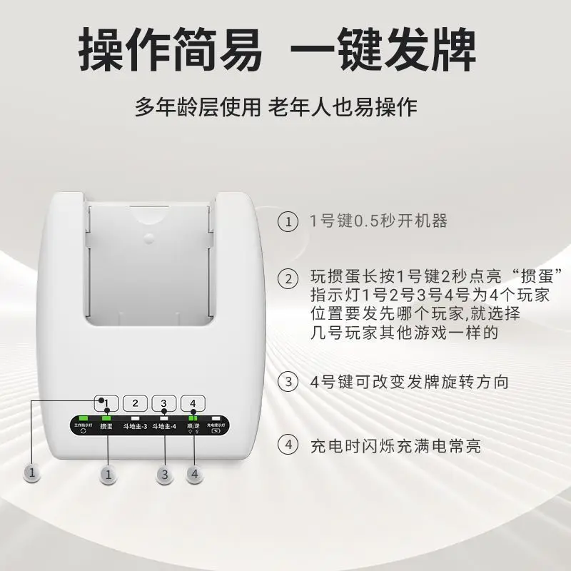 Eierkaart handelsmachine, automatische kaarthandelsmachine voor speelkaarten, Texas Dou Dizhu eenvoudige schuif- en handelsmachine