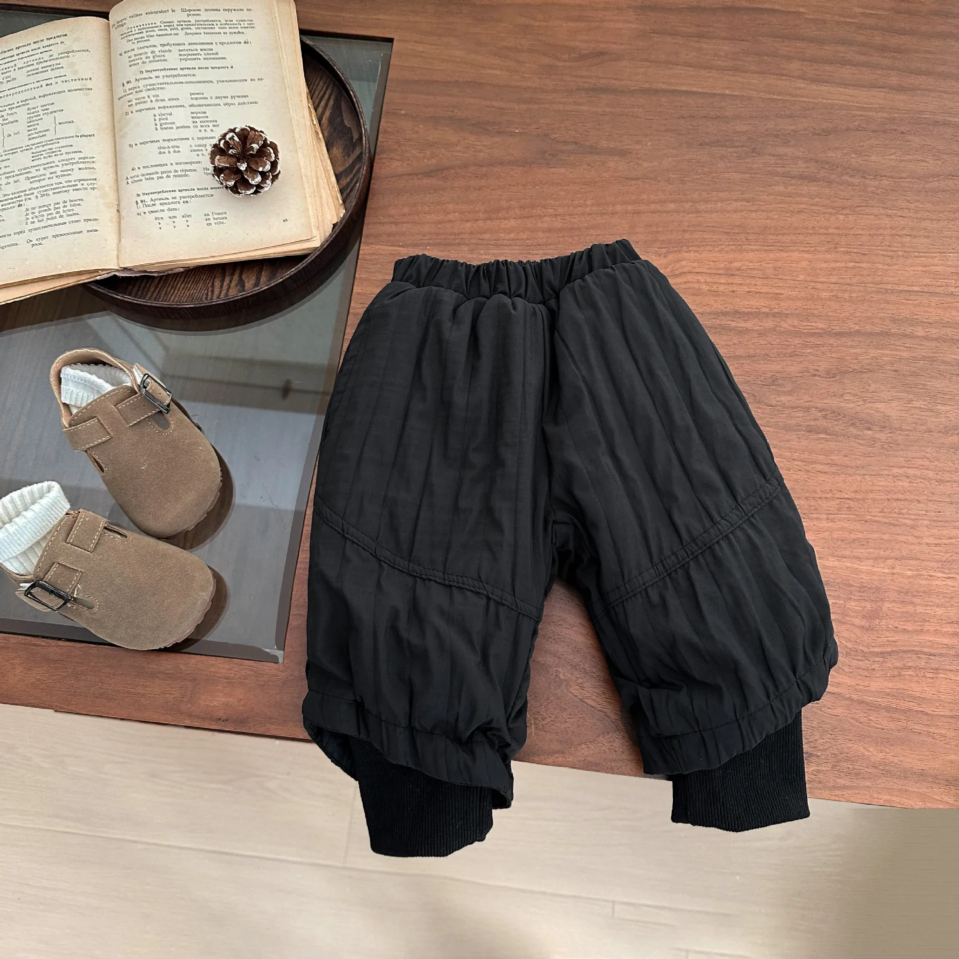 سراويل قطنية شتوية جديدة لعام 2025 للارتداء الخارجي سراويل ركض سميكة #5