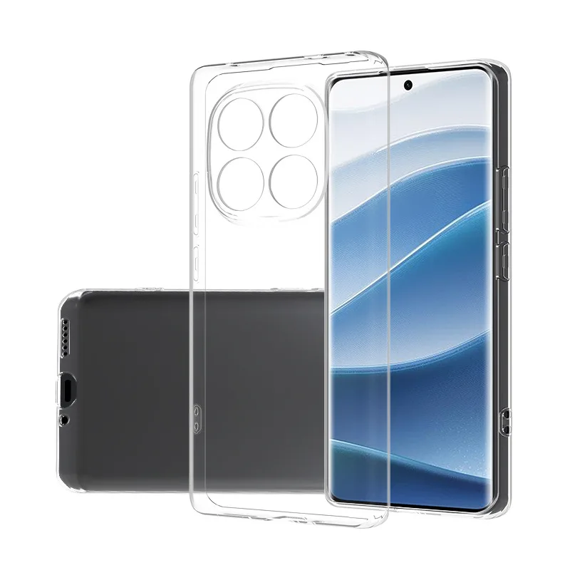 Clear Transparent Soft TPU Case Back Cover for Xiaomi Redmi Note 14 13R 12T 12S 11T 11S 10 Pro Max Case Protective Shell