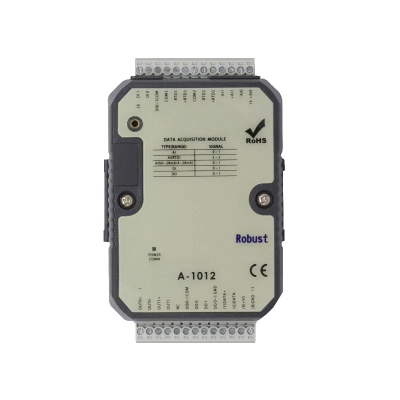 

Analog Io Module with 4AI 2AO 2DI 2DO RS-485 Port Modbus RTU Protocol (A-1012)