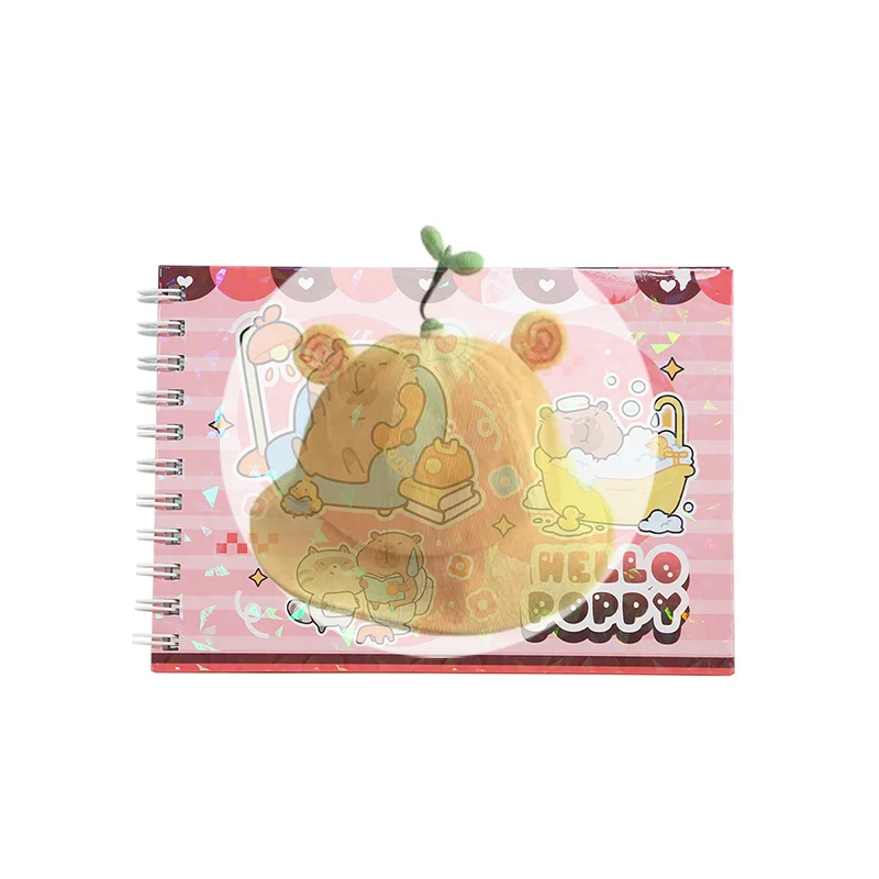 

[JT]1 Piece Cute Kapibala Animal Characters Coloring Books Cartoon Little Bear Coloring Book Teens Educational Doodle Book Gifts