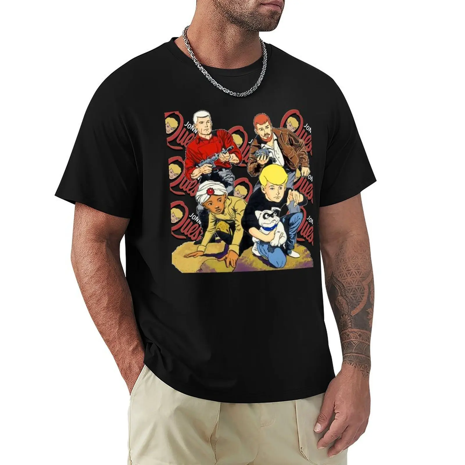 Jonny Quest T-Shirt t shirts for man graphic vintage T-Shirt