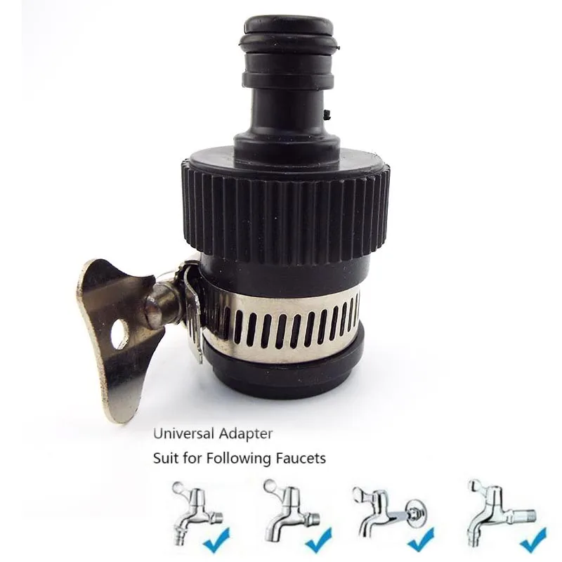 Universal Water Faucet Adapter Plastic Hose Fitting Suit For 13-24mm OD Tap Drip Irrigation Fittings Garden Tools