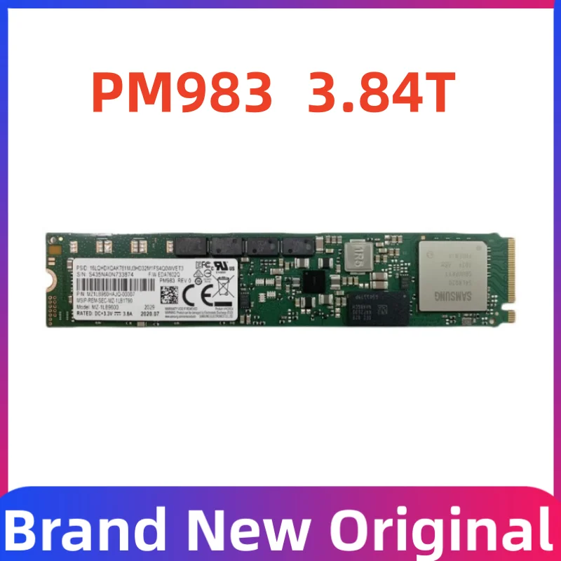 NEW PM983 1.92T 3.84T Original PM983 M.2 Nvme 22110 3.84TB Enterprise Internal Solid State Drives PCIe G For Samsung