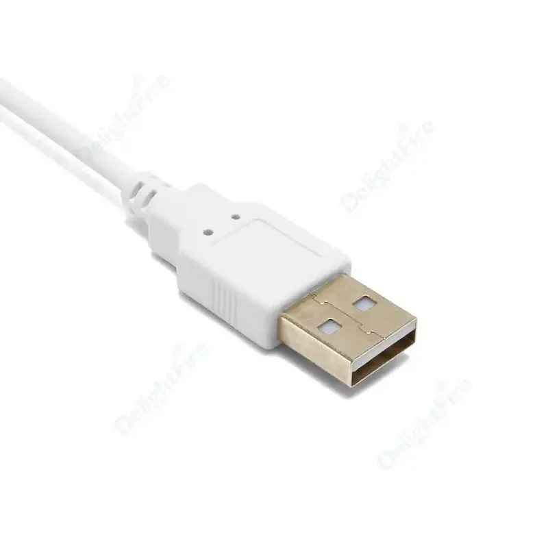 Wtyczka USB 5V 3A Przełącznik dotykowy Ściemniacz LED Przedłużacz kabla zasilającego Złącze USB dla 2835 5050 Jednokolorowa taśma LED