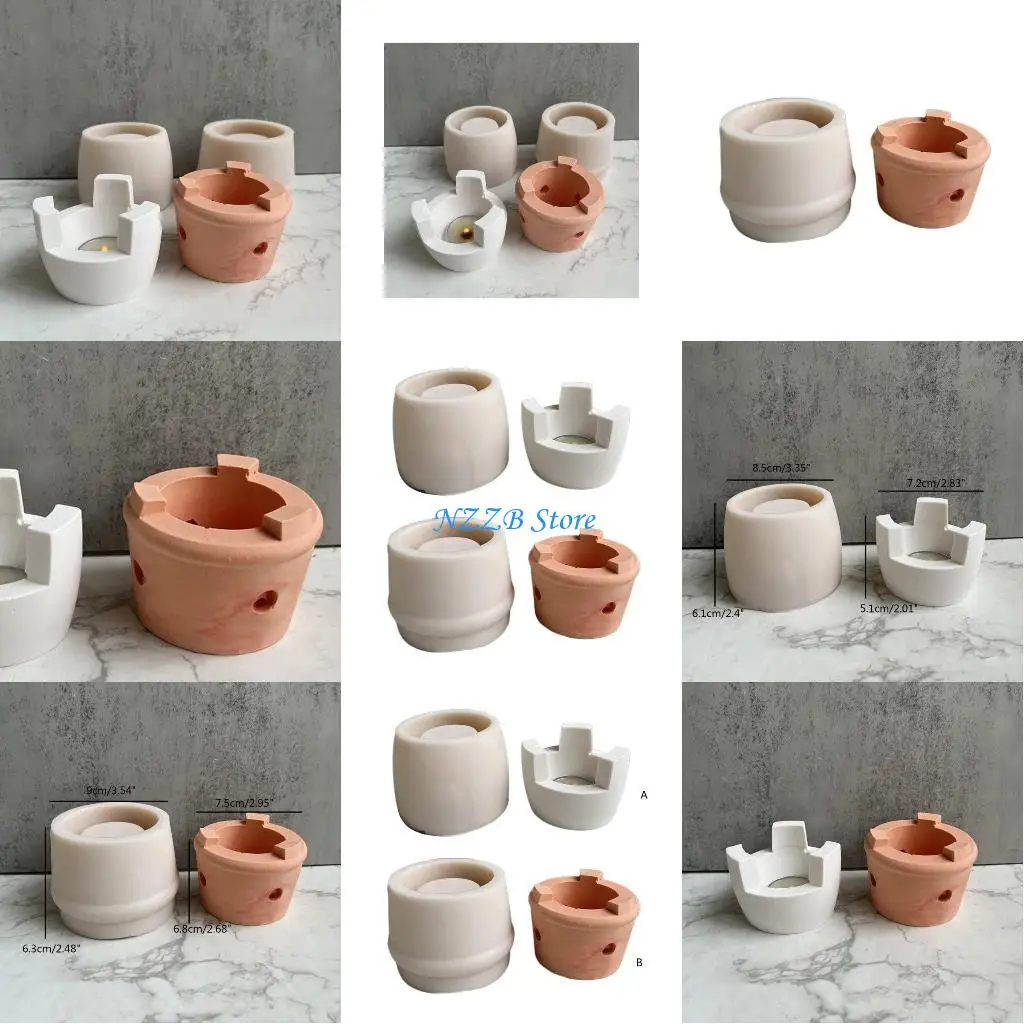 

T21F Heating Warm Wine Device Ornament Hot Tea Stove Grill Gypsum Silicone Mold