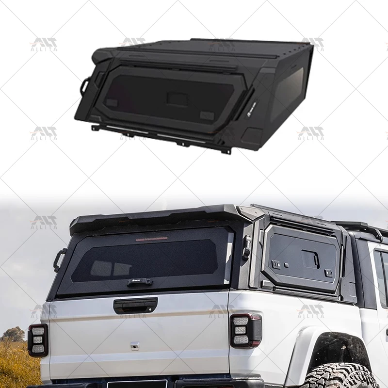 2025 Modified Parts Pickup Camper Shell Truck Topper High Cover Modified Trunk Lid Truck Canopy For Jeep Gladiator Accessories