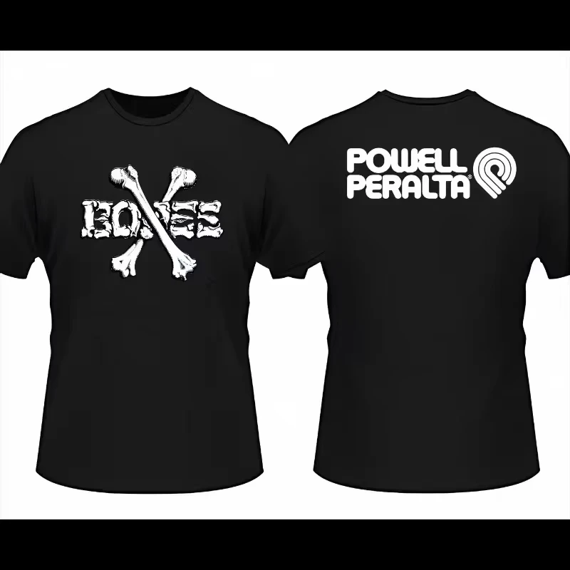 

2025 New Men's Skull Powell TShirt Peralta Sports Skate Board World Finals World Freestyle Harajuku Print Women's Comfort Hoodie