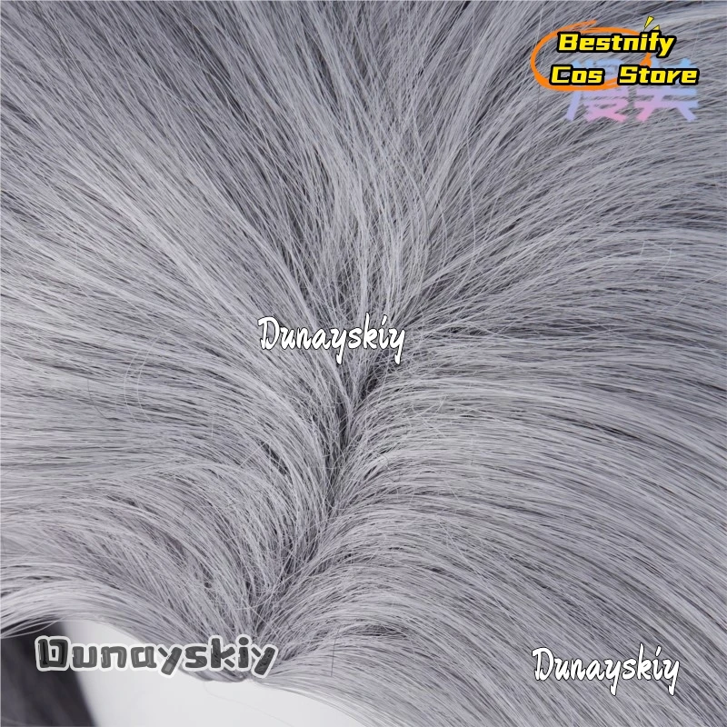 Bestnify@ Sylus Qin love and Deepspace Silverwing Demon نسخة الشعر الطويل شعر مستعار أنيمي الزي عالي الجودة أنيمي الزي هالوين #4