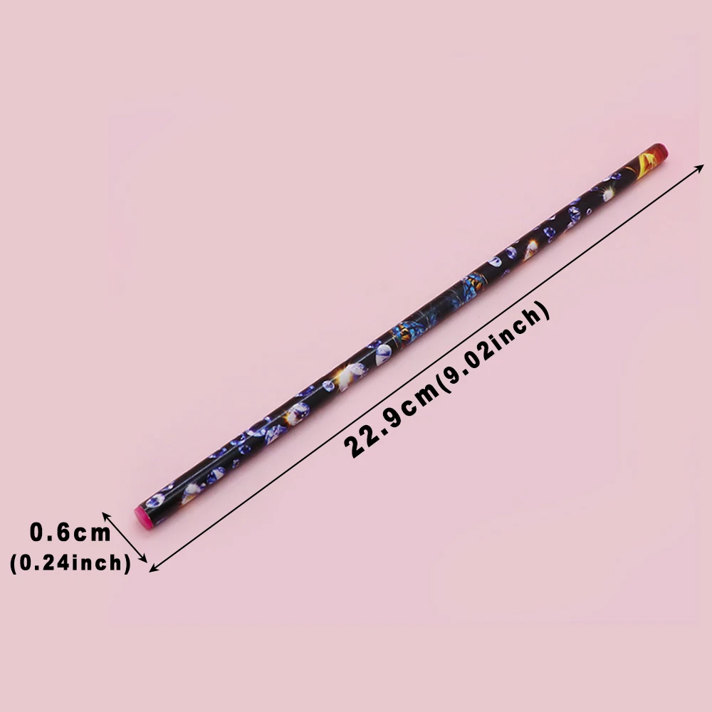 3Pcs Self Adhesive Rhinestone Pick Wax Pencil Resin Nail Art Gemstone Crystal Picker Tool Nail Tip Drill Wax Pen Nail Decoration