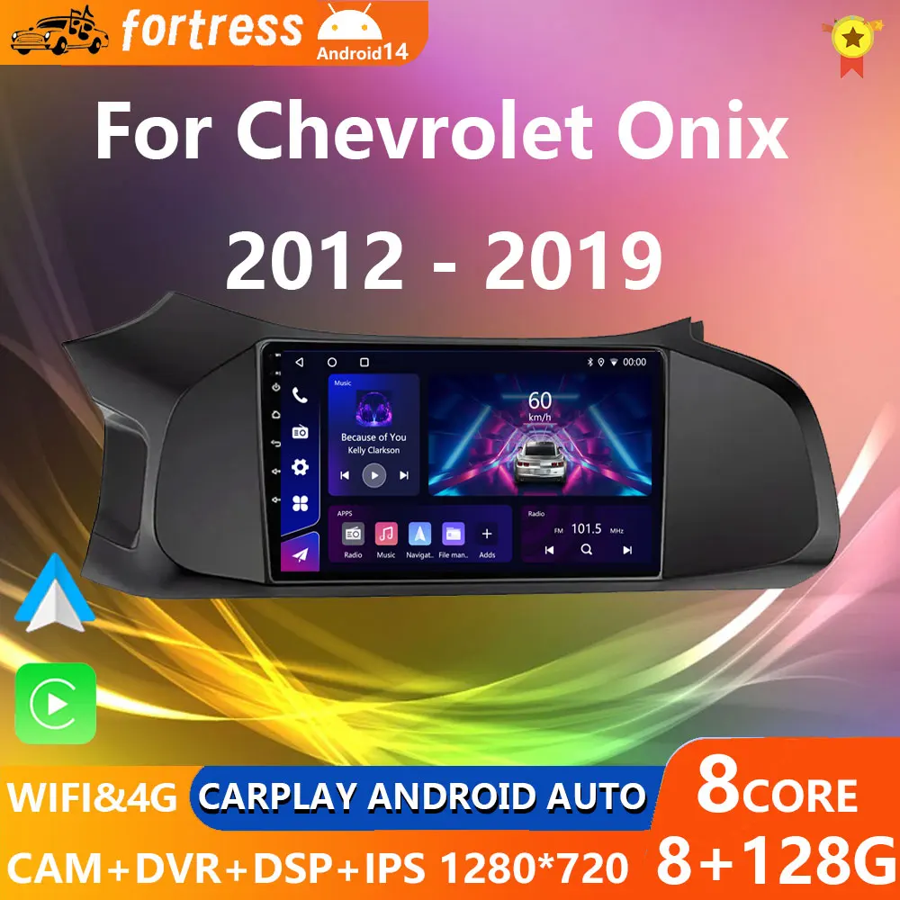 

Wireless Carplay Android 13 Autoradio Radio Bluetooth For Chevrolet Onix 2012 - 2014 2015 2016-2019 WIFI GPS Multimedia Player