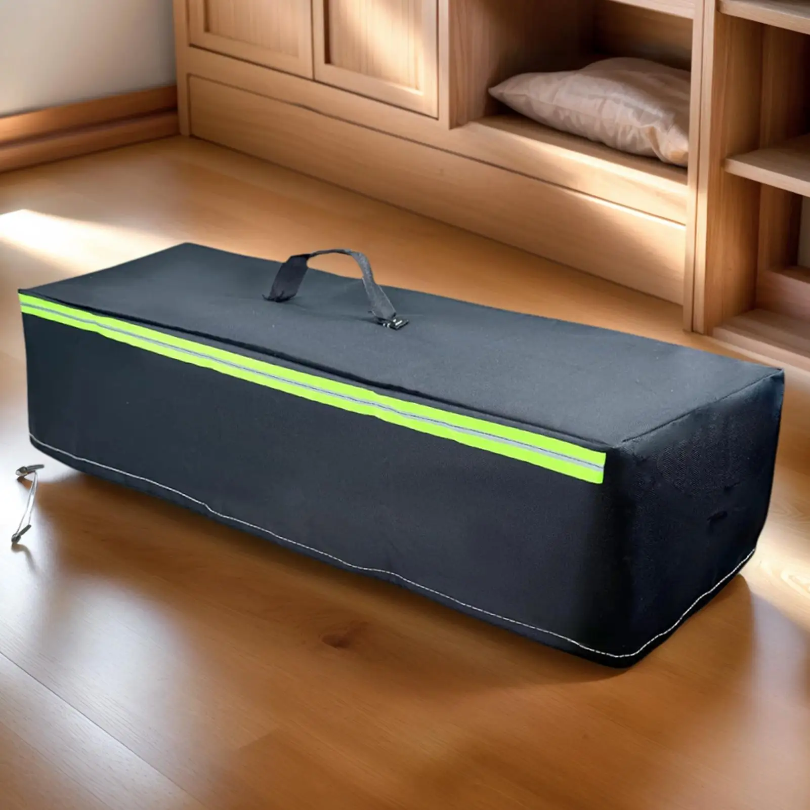 

Outdoor Fire Pit Cover Waterproof Windproof Oxford Cloth Rectangle Fire Table Cover For Garden Backyard Farm Pathway Driveway