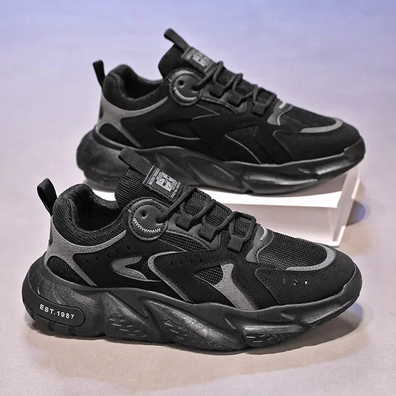 

2025 New Fashionable Men's Shoes Breathable Sports Shoes Mesh Casual Shoes Tennis Shoes Anti Slip Outdoor Men's Shoes Tenis