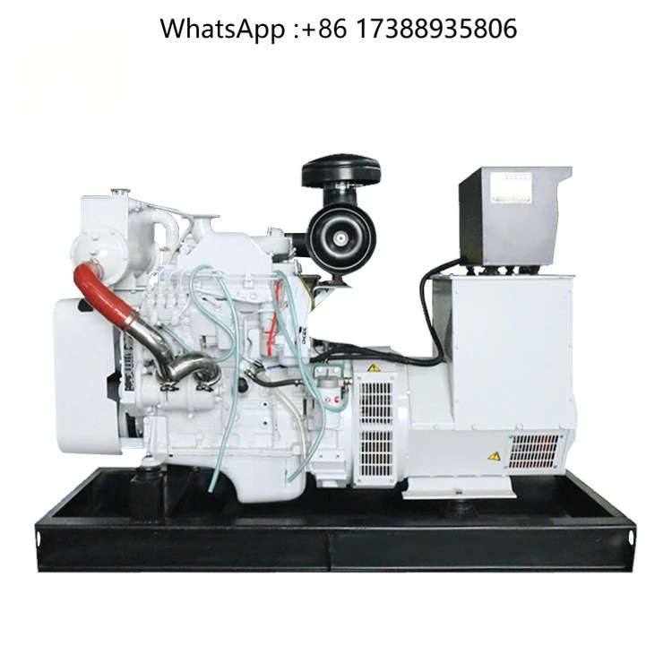 Quiet Marine Generators 20KW 30KW 50KW 100KW 150KW 200KW Smooth Sailing with Minimal Noise Cummins Seawater Cooling