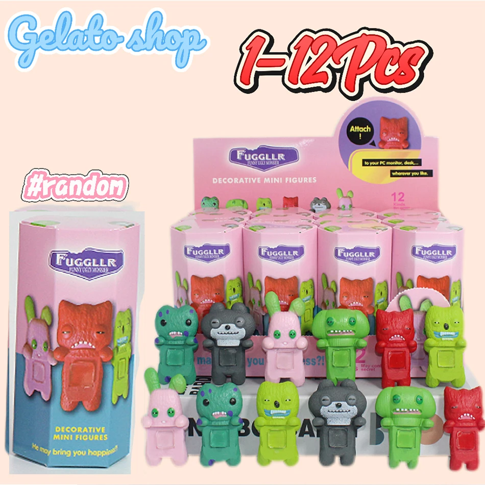 

2025 НОВЫЙ v2 Funk Teeth Treasure Cute Teeth Monster Series Fuggle Blind Box Фигурка Уродливые милые модные игрушки Пластиковый детский подарок